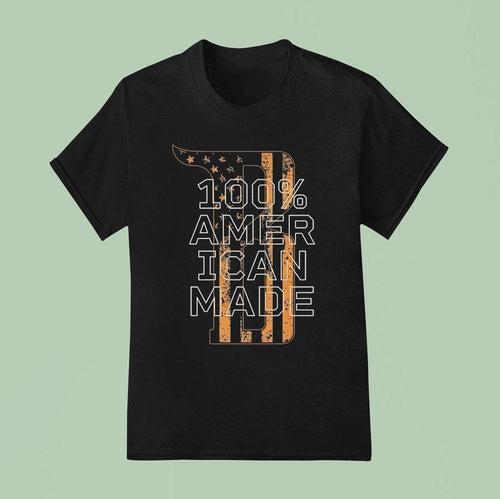 100 Percent American Made B Logo Shirt