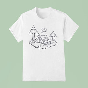 Coloring For A Camp New Shirt