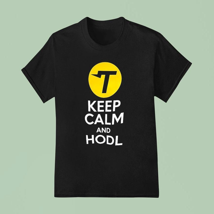 Keep Calm And Hodl T Logo Shirt