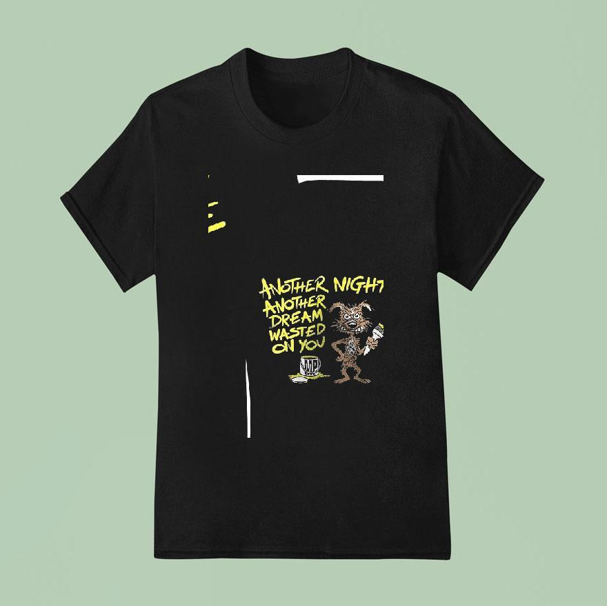 Mayday Parade Another Night Another Dream Wasted On You Graffiti Dog Shirt