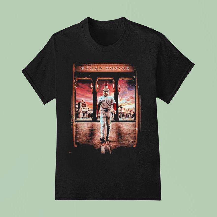 Roman Anthony Boston Red Sox At Yankee Stadium 2025 First Career Game Home Run Roman Empire Shirt