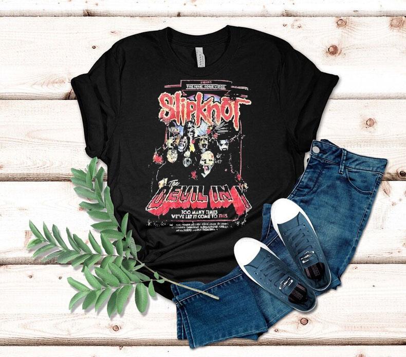 The Nine Home Video Slipknot The Devil In I Too Many Times We've Let It Come To This Shirt