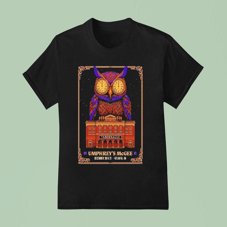Umphrey's Mcgee Dec 30-31 2025 Atlanta Ga Tour Shirt