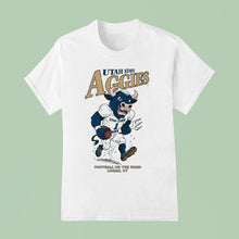 Load image into Gallery viewer, Usu Utah State Aggies Football On The Farm Logan Ut Big Blue Mascot Shirt