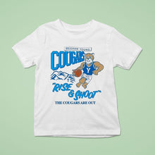 Load image into Gallery viewer, Byu Brigham Young Cougars Rise And Shout The Cougars Are Out Mascot Shirt