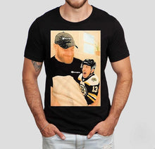 Load image into Gallery viewer, Sam Bennett Holding A Crying Brad Marchand Baby Shirt
