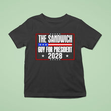 Load image into Gallery viewer, The Sandwich Guy For President 2028 Free Dc Shirt