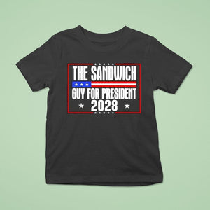 The Sandwich Guy For President 2028 Free Dc Shirt