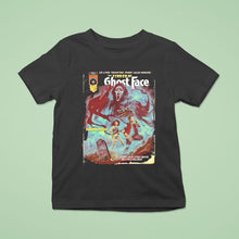 Load image into Gallery viewer, The Terror Of Ghostface He Lives Terrifying Phone Calls Horror Terror Tales He Knows Your Every Move Multiple Killers Halloween Shirt
