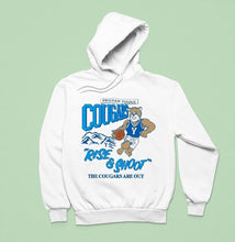 Load image into Gallery viewer, Byu Brigham Young Cougars Rise And Shout The Cougars Are Out Mascot Shirt