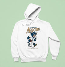 Load image into Gallery viewer, Usu Utah State Aggies Football On The Farm Logan Ut Big Blue Mascot Shirt