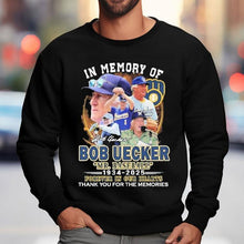 Load image into Gallery viewer, Mr. Baseball In Memory Of Bob Uecker Forever In Our Hearts Milwaukee Brewers 1934-2025 Thank You For The Memories Signature Shirt
