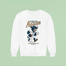 Load image into Gallery viewer, Usu Utah State Aggies Football On The Farm Logan Ut Big Blue Mascot Shirt