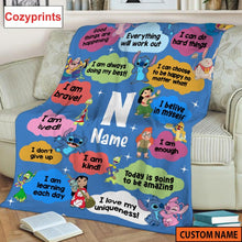 Load image into Gallery viewer, Personalized Lilo &amp; Stitch Quilt Blanket - Perfect Magic Kingdom Baby Shower and Birthday Gift