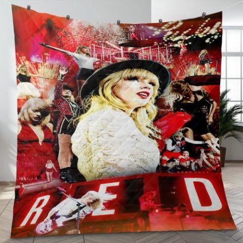 【新品】Taylor Swift Red Live Photo Blanket Taylor Swift Red Version Live Photo Blanket We Are Never