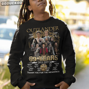 "2023 Outlander: 09 Years 2014-2023, Thank You For The Memories" Shirt