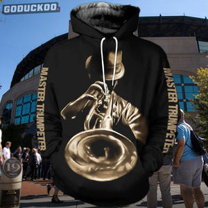 "3D All-over Printed Master Trumpeter Hoodie"