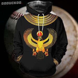 "3D-printed Horus Egyptian God Hoodie"