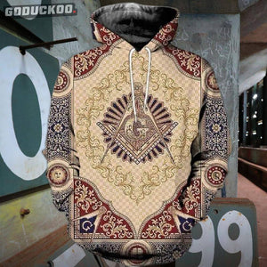 "3D-printed Masonic Cart Hoodie"