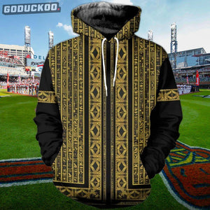 "3D-printed Nebmaatra Ceremonial Trim Hoodie"