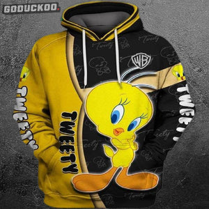 "3D Tweety Bird Hoodie"