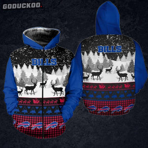 "a Buffalo Bills Hoodie Makes A Great 3D Gift For Christmas!"