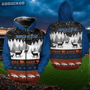 "a Denver Broncos Hoodie Would Make A Great Christmas Gift."