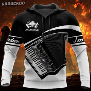 "accordion Music 3D All-over Print Hoodie"