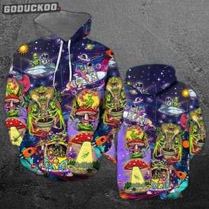 "alien Life In The Universe" 3D All-over Print Hoodie