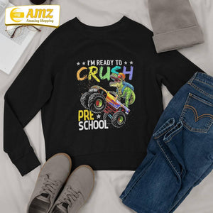 Im Ready To Crush Preschool Dinosaur Boy First Day Of School Shirt