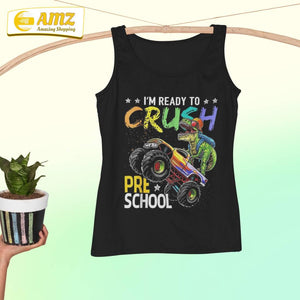 Im Ready To Crush Preschool Dinosaur Boy First Day Of School Shirt