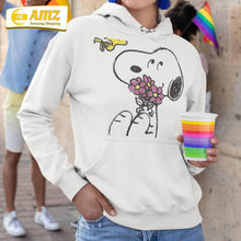 Load image into Gallery viewer, Peanuts Snoopy Mother&#39;s Love Flowers Shirt