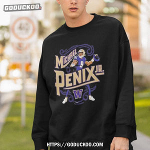 Washington Huskies Michael Penix Jr Script Shirt